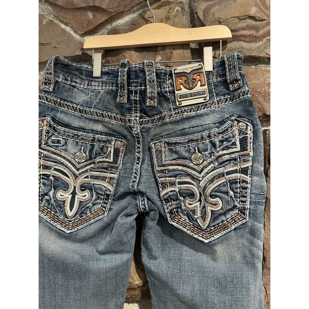 Mens Rock Revival Elijah straight jeans size 30 good condition vintage